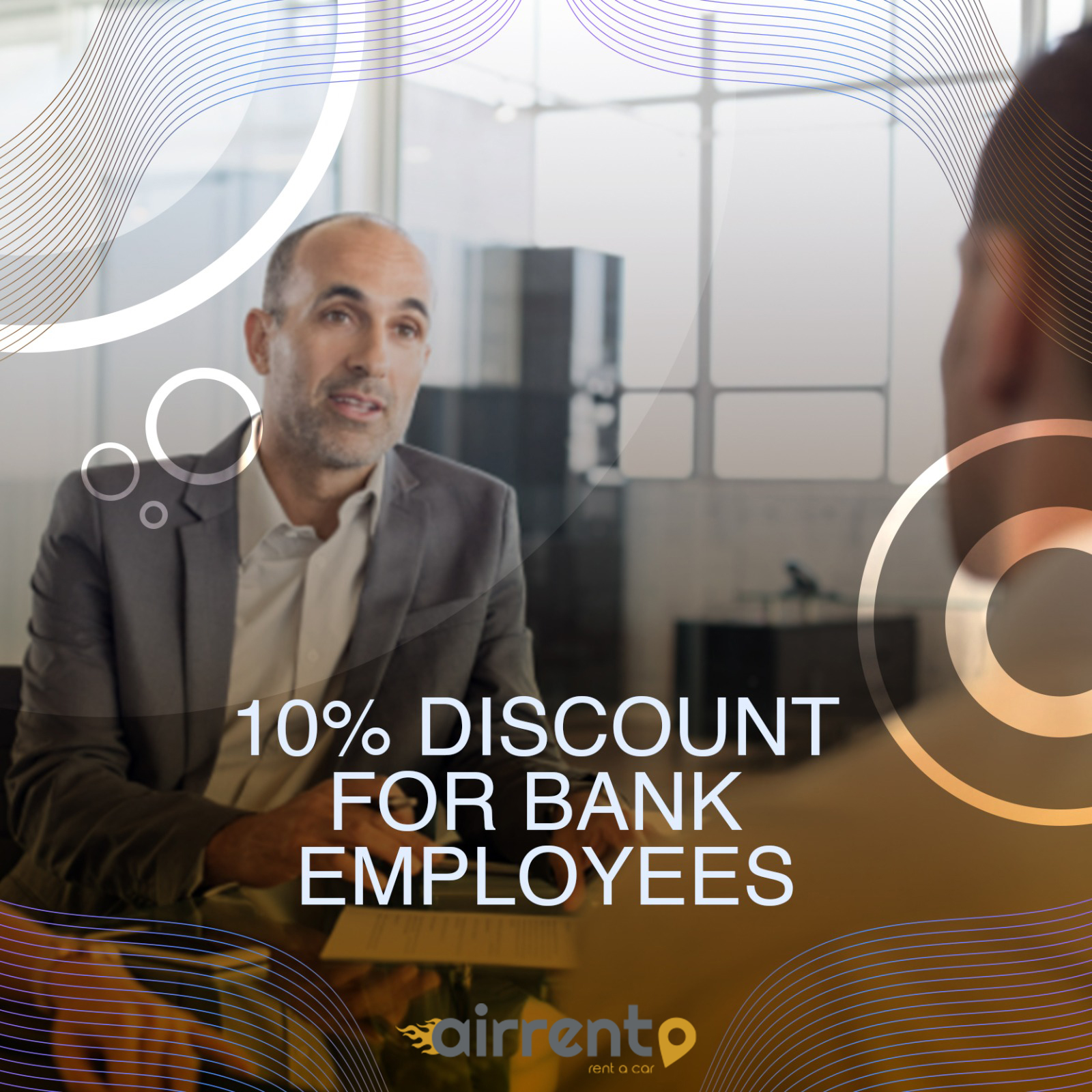 10% Discount for Bank Employees